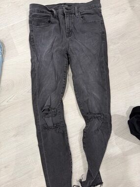 J Brand Black Ripped Women’s Skinny Jeans